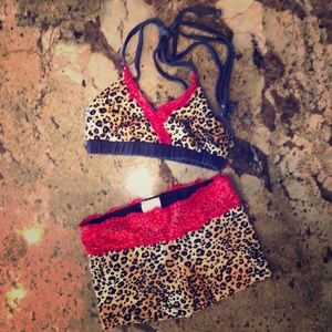 California Kisses brand dance top and bottom set